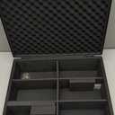 Eugsph Trading Card Storage Box for 3" X 4" 35pt Toploaders 600+, Sturdy Secure Large Capacity Hard Case with 6 Foam Stoppers, Fits Toploader Magnetic Holders MTG Baseball Sports Card Storage Box Case