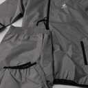 HOTSUIT Sauna Suit for Men Weight Loss Sweat Suit Boxing Exercise Sweat Sauna Jacket Pants (X-Large, Dark Grey)