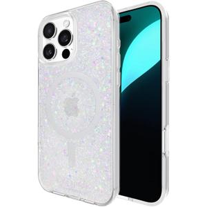 kate spade new york iPhone 16 Pro Max Case - Compatible with MagSafe - Designer Phone Case - Chunky Glitter Iridescent