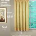 Today's Curtain, Silhouette Stripe Sheer Panel 63", Gold, 60" W x 63" L