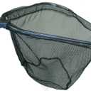 Telescope Landing nets (hoop:23x24",Handle:27~47",Knotless Mesh)