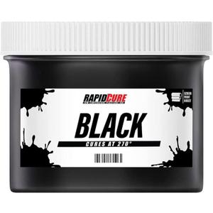 Screen Printing Fabric Ink Black (8oz.) - Plastisol Ink for Screen Printing, Fast Curing Fabric Paint - Screen Print Direct, USA Made