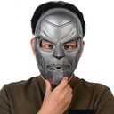 Hero Dr Doom Mask, Halloween Full Face Latex Cosplay Mask, Costume Mask for Adults, Men, Women Masquerade Masks