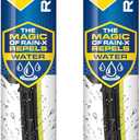 Rain-X 810358 Repellency Water Repellent Wiper Blades, 16" Windshield Wipers (Pack of 2), All Weather Streak-Free for Enhanced Visibility w/Water Repellency Formula