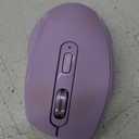 Ergonomic Keyboard and Mouse Combo - Full Size Keyboard Cordless with Palm Wrist Rest Ergonomic Mouse Wireless for Windows Computers Laptops - Light Purple (Upgrade)