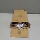 Brightown Christmas Tree Topper Star Lighted Transparency Bethlehem Hexagram 3D Pentagram Built-in 10 Bulbs Christmas Tree Star Topper Plug in Vintage Indoor Office Xmas Decorations Holiday Decor