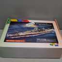 Fucellveca Building Blocks Battleship Toy Set, Classic Bismarck Warship Model Kit for Teenagers and Adults (2081 Pieces)