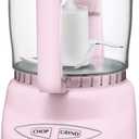 Cuisinart Mini-Prep Plus Food Processor, 24-Ounce Mini Food Processor to Chop Herbs, Vegetables, and Hard Cheese, 24-Ounce Work Bowl, Reversible Stainless Steel Blade, DLC-2APK, Pink