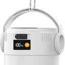 Small Electric Camping Lantern LED Rechargeable Portable Pendant Light, IPX4 Waterproof Outdoor Light with Flood and Spotlight for Tent, Indoor Power Outage, Car Repair, Emergency Lighting