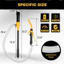 ELEAD Portable Battery Powered Pump - Electric Fuel/Water Transfer Pump 2.4 GPM, Liquid Siphon Pump with Adjustable Flow Control, Gas Pump with Filter Design, Gas Can Pump Ideal