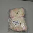 DUYONE Artificial Roses Single Stem 10pcs Fake Silk Flower Arrangement Bouquet for Home Party Wedding Decoration(Pink Edge) (Pink Edge(not Include Vase))