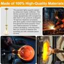 2 Pack Modern Pendant Lights Kitchen Island, Brushed Gold Pendant Light Fixtures with 8.5" Clear Hammered Glass Shade, Industrial Hanging Pendant Lights Fixture for Kitchen Island Dining Room Entryway