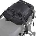 Rhinowalk Motorcycle Tail Bag 10L Waterproof Motor Pannier Bag Motor Travel Luggage Motorbike Rear Rack Trunk Storage Bag Professional Motorcycle Accessories-Black