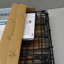 MidWest Homes for Pets 24-Inch Two-Door iCrate Folding Dog Crate with Divider Panel, Leak-Proof Tray & Secure Latches  Metal Wire Kennel for Small Breeds  Portable, Durable & Easy to Assemble (24.8"L x 17.9"W x 19.5"H)