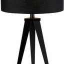 Director Table Lamp, 3-way rotary switch, 14"D x 14"W x 28"H
