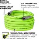 Flexzilla Garden Hose 3/4 in. x 75 ft., Lightweight All-Weather Water Hose, Durable and Flexible, Leak-Free Connections