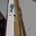 DEZ FURNISHINGS Cordless 1" Signature Mini Blind with Flexible Slats, 70" W x 60" H, Pearl White