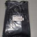 Joydeco Blackout Curtains 108 Inch Length 2 Panels Set, Thermal Insulated Long Curtains& Drapes 2 Burg, Room Darkening Grommet Drapes for Living Room Bedroom Window (W52 x L108 Inch, Black)