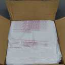 Fuxury 1000 Count Thank You Plastic Bags (11.5" x 6.5" x 21") White, T-shirt, Grocery, Take Out, To Go, Retail Shopping Bags in Bulk (Made in USA)