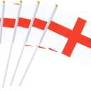 5 Pack England Mini HandHeld Stick Flag,Suitable For Various Holiday Parties,And National Flag Day.
