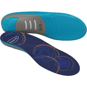 Dr. Scholl's Custom FiT Comfort  Plantar Fasciitis Insoles, Orthotics Shoe Inserts with Arch Support for Men & Women, Suitable for 220+ lbs, Stay on Your Feet All-Day with Optimum Cushioning, CF670 (Men's 10.5-11, Women's 11.5-12)