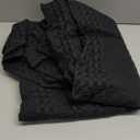 PHF 100% Cotton Waffle Weave Blanket Queen Size, Soft Lightweight Breathable Cozy Summer Blankets for Bed, Luxury Aesthetic Woven Bedding for Home Decor, 90"x90", Black (Queen(90"x90"))
