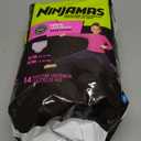 Ninjamas Girls Bedwetting Nighttime Underwear - Size S/M (38-70 lbs), 14 Count, Overnight Protection, Ultra Absorbent, Hypoallergenic