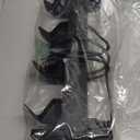 KAFRI RGB Gaming Headphone Stand with 8 Light Modes, Controller Holder for Desk - with Retractable Charger Cable - 2 Outlet Power & 4 Type-C Charging Port for PC Gamer Accessories(Grey)