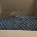 Zzlpp Full Comforter Set 7 Pieces, Dark Grey Tufted Bed in a Bag with Comforter and Sheets, All Season Boho Bedding Sets with Comforter, 2 Pillow Shams, 2 Pillowcases, 1 Flat Sheet, 1 Fitted Sheet