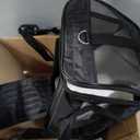 Sherpa Original Deluxe Travel Pet Carrier, Airline Approved - Black, Large 19.0"L x 11.8"W x 11.5"H