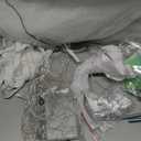 Twin Size Bed Canopy with Lights, Bed Canopy for Girls Princess with Luminous Stars, Canopy Bed Curtains for Twin Bed Kids Indoor Decor Bedroom, 4 Corner Post Bunk Bed for Student Dormitory, White (39"W x 78"L (Pack of 1))