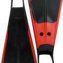 Voit Swim Fins Black and Red 2EXTRA Large (Size 11-13): Legendary Swim Fin Design, Unisex, Dual-Density Rubber Construction, Boost Speed and Comfort in The Water, Duck Feet