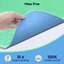 2 Pack 36 x 54 Extra Heavy Absorbency Washable Underpads, Waterproof Nursing Pads Incontinence Bed Pads, Reusable Washable Pee Pads for Dogs, Diaper Changing & Adults, Mattress Protector