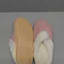 NineCiFun Women's Slip on Fuzzy House Slippers Memory Foam Slippers Scuff Outdoor Indoor Warm Plush Bedroom Shoes with Faux Fur Lining (9-10, Pink)
