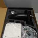 Black Tub Shower Faucet Set Complete with 8-Inch Rainfall Shower Head and Tub Spout Included Shower Valve Tub Shower Trim Kit Matte Black