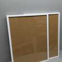 Egofine 18x24 Frames Set of 2 Matted for 16x20 White Poster Frame Made of Solid Wood - Acrylic Plexiglass Front for Wall Mounting Hanging Picture Frame Vertically or Horizontally