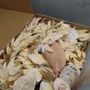 Ling's Moment 9FT Flower Garland for Backdrop Decorations - Wedding Arch Flowers, Eucalyptus & Rose, Artificial Floral Garland for Mantel - Sweetheart Table Decor for Ceremony Reception, White & Beige