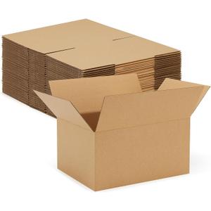 Eupako 10x7x5-Small-Shipping-Boxes-30-Pack-Brown-Corrugated-Box-Mailers, Cardboard Boxes for Packaging Small Business, Mailing