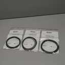 3 x Lamons Sterling Seal and Supply (STCC) ORVT284 Viton Number 284 Standard O-Ring, Fluoropolymer Elastomer, 70 Durometer Hardness, 18" ID, 18-1/4" OD