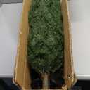 3FT Artificial Cedar Topiary Trees with Ground Spike, UV Resistant Artificial Bushes, Set of 2 Faux Cypress Plants Faux Shrubs for Outdoor Indoor Front Porch Garden (Dark Green)