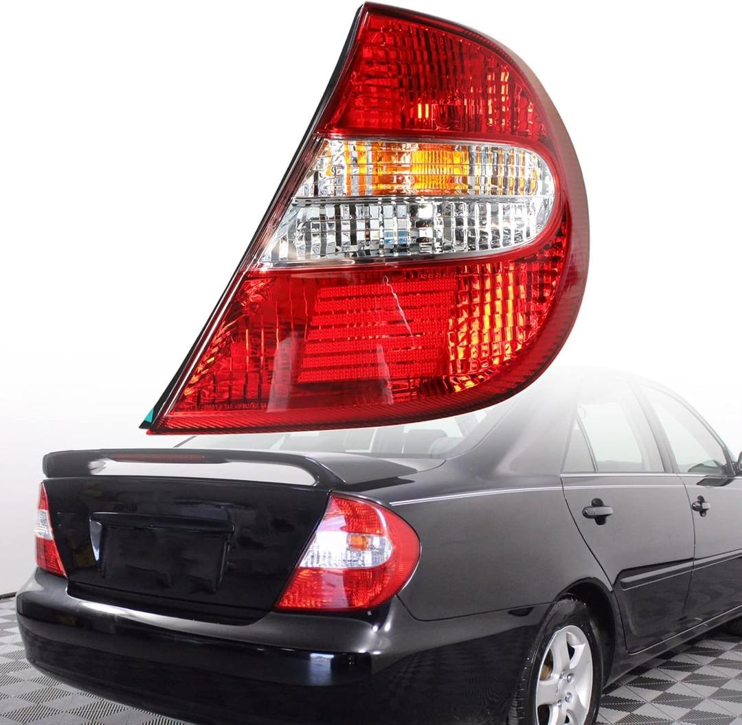 munirater Tail Light Rear Lamp Passenger Side Replacement for Camry 2002-2004