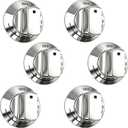6Pcs 318242275 Burner Control Knob Replacement for Electrolux Range/Cooktop E30DF74TPSA E30GF74TPSA - Replaces 3513943 AP5809411 PS9495232