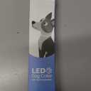 Led Dog Collar - Adjustable, Rechargeable, Waterproof, Glows in Dark for Medium Large Dogs (Green)