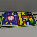 NOENNULL Busy Board for Toddlers, Educational Sensory Learning Toy for Fine Motor Skills, Preschool Travel Toy for Airplane & Car, Gifts for Boys and Girls