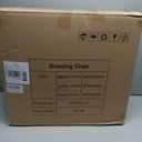 Ergonomic Drafting Chair, Tall Office Chair with Flip-up Armrests, Breathable Mesh High Desk Chair with Lumbar Support Adjustable Footrest Ring for Standing Desk Black