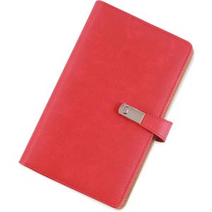 Business Card Organizer holder Book,Credit Card holder,Leather Card Organizer Business Card Case Book Rolodex With 120 Card Slots Protection Case for Men and Women(red)
