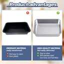 4 Pack 32 L Stainless Steel Commercial Bus Tubs
