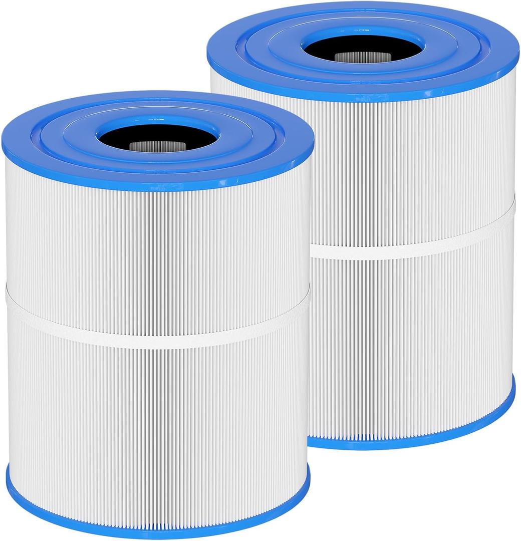 C-8465 Spa Filter Replacement Compatible with Watkins 31114, Pleatco PWK65, Filbur FC-3960, 71827, 71828, Watkins 65 sq.ft Tiger River Spa Filter 2 Pack