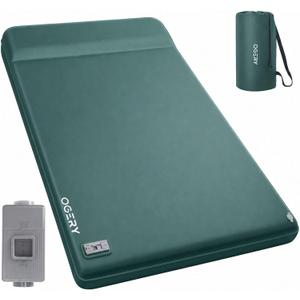 OGERY 3.15" Memory Foam Sleeping Pad, Self-Inflating with Electric Pump, Full