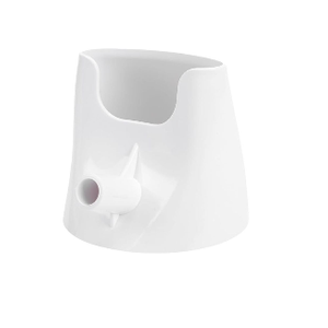 Aramox Flour Funnel, Specially Crafted for Artisan KSM150 Stand Mixer, Secure Fit Dishwasher Safe Plastic, Prevent and Spill, with Easy Pour Design for Baking Ingredients (White)